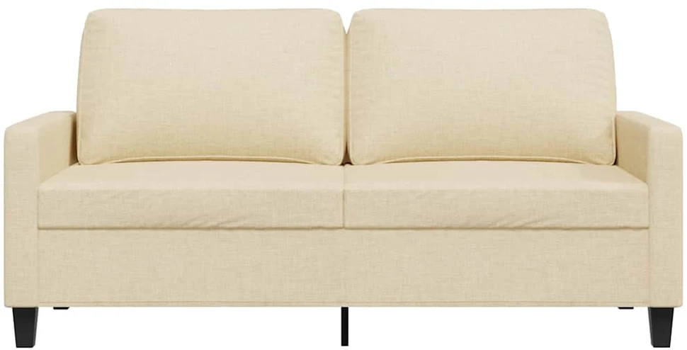 Dvivietė sofa, kreminės spalvos, 140cm, audinys