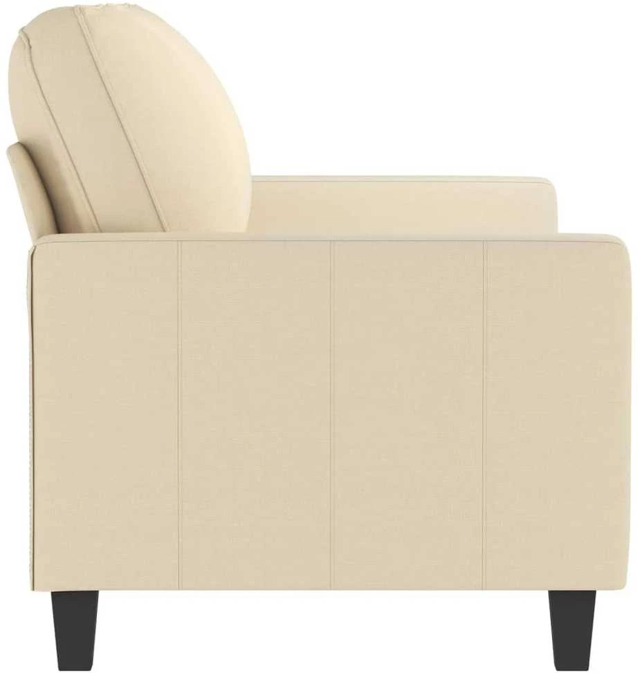 Dvivietė sofa, kreminės spalvos, 140cm, audinys