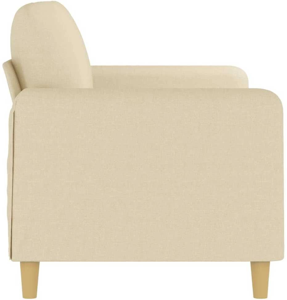 Dvivietė sofa, kreminės spalvos, 140cm, audinys