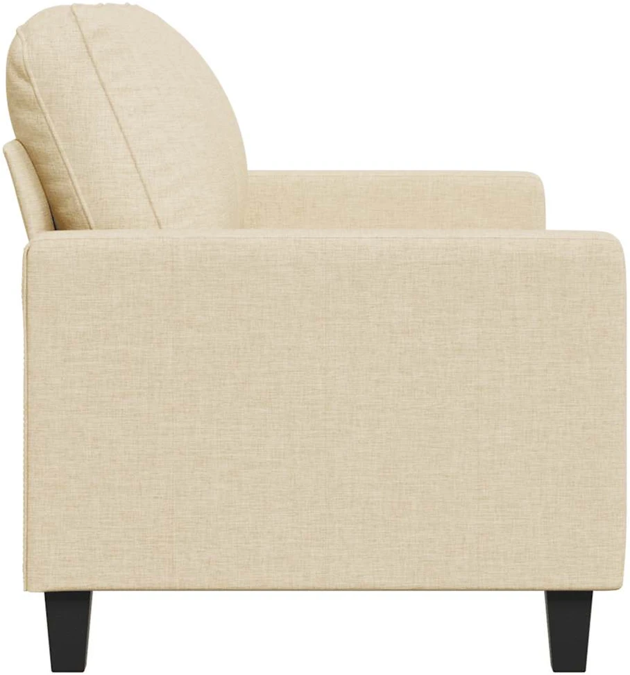 Dvivietė sofa, kreminės spalvos, 140cm, audinys