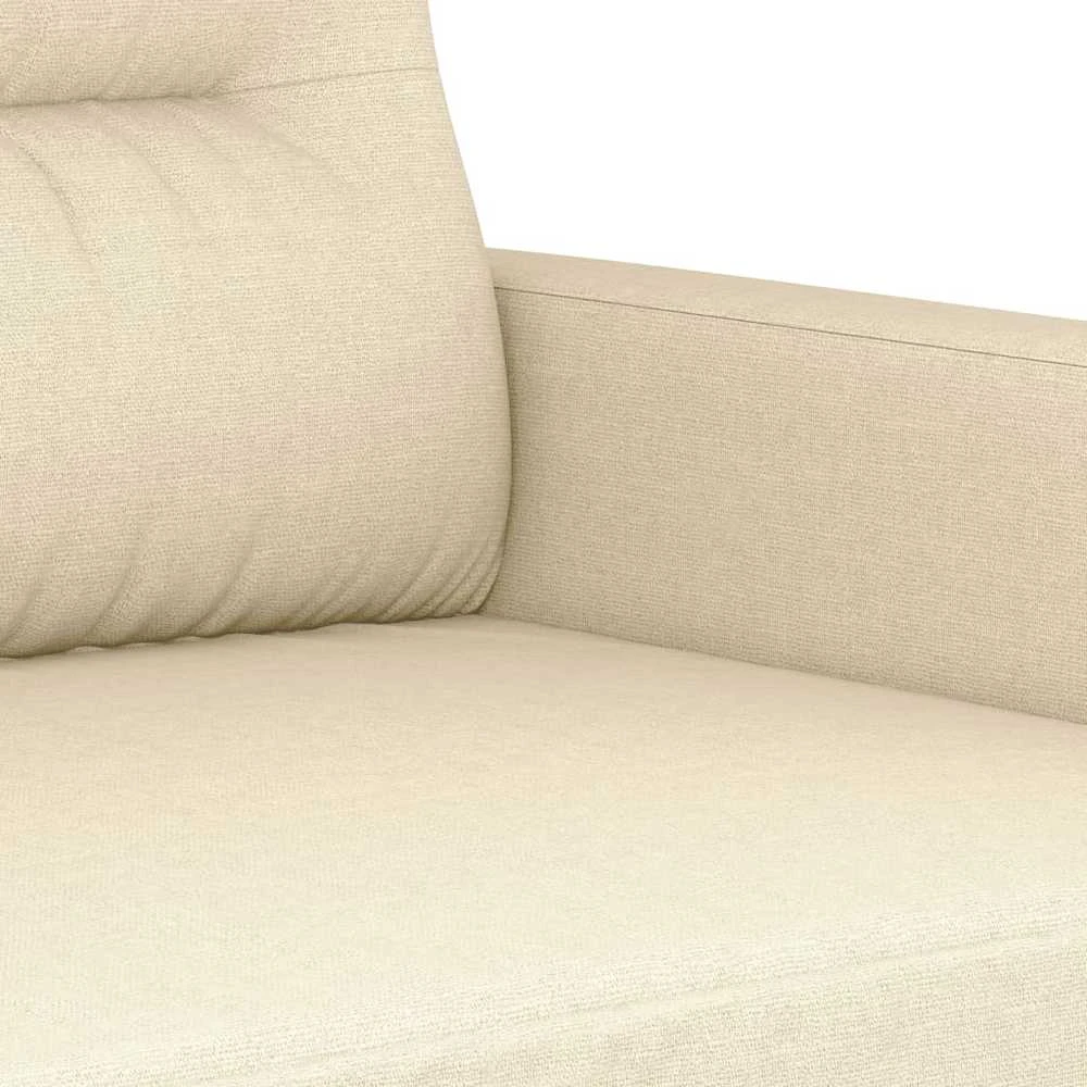 Dvivietė sofa, kreminės spalvos, 140cm, audinys