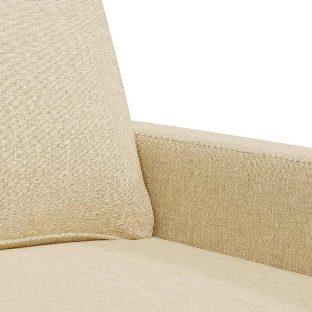 Dvivietė sofa, kreminės spalvos, 140cm, audinys