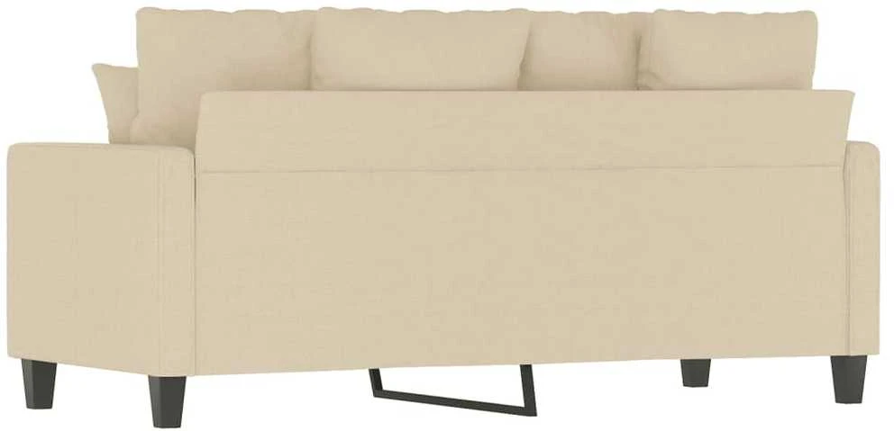 Dvivietė sofa, kreminės spalvos, 140cm, audinys