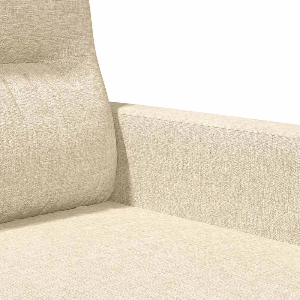 Dvivietė sofa, kreminės spalvos, 140cm, audinys