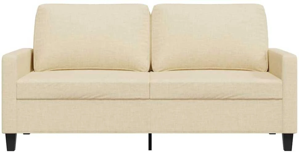 Dvivietė sofa, kreminės spalvos, 140cm, audinys