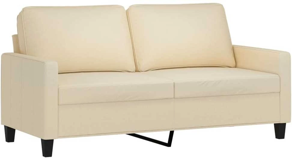 Dvivietė sofa, kreminės spalvos, 140cm, audinys