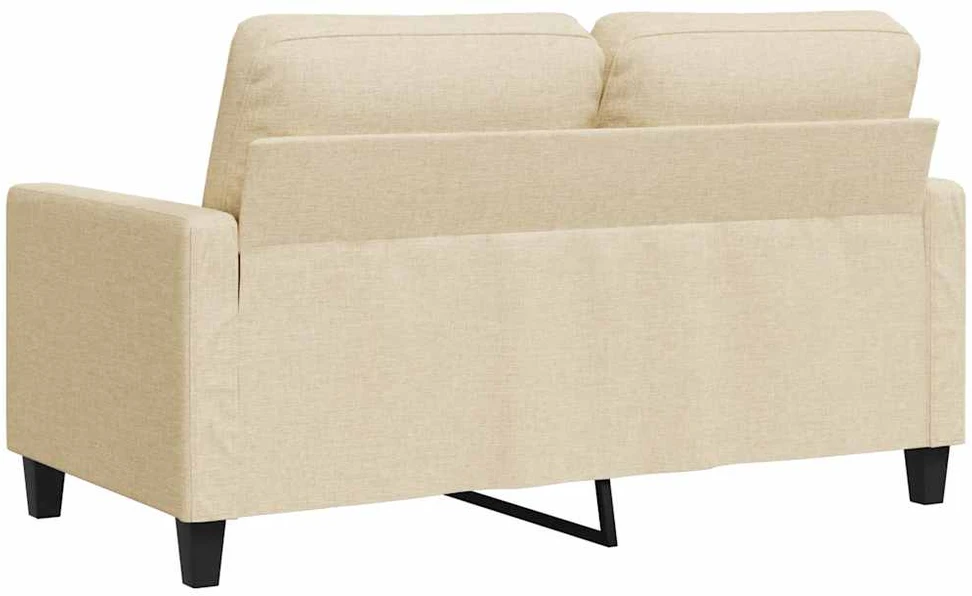 Dvivietė sofa, kreminės spalvos, 140cm, audinys