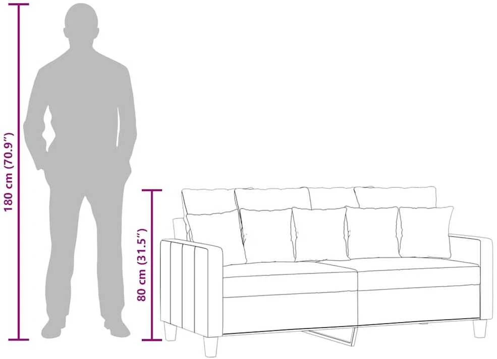 Dvivietė sofa, kreminės spalvos, 140cm, audinys