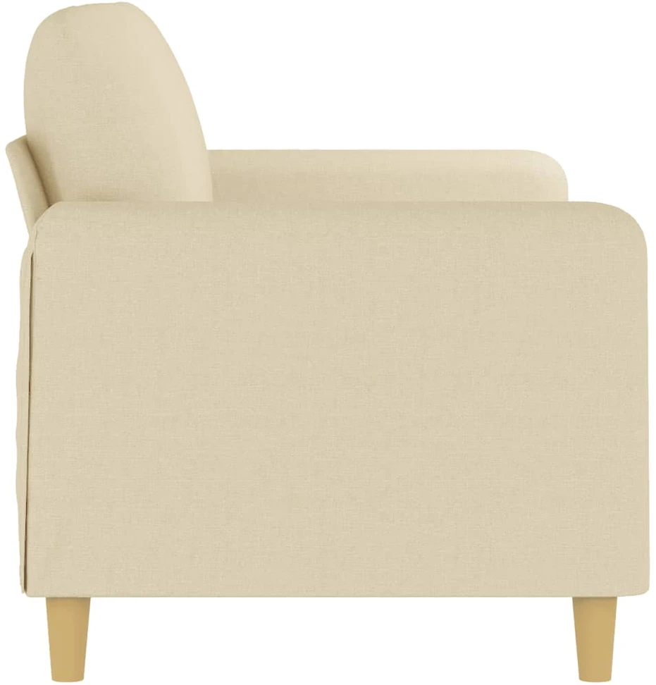 Dvivietė sofa, kreminės spalvos, 140cm, audinys