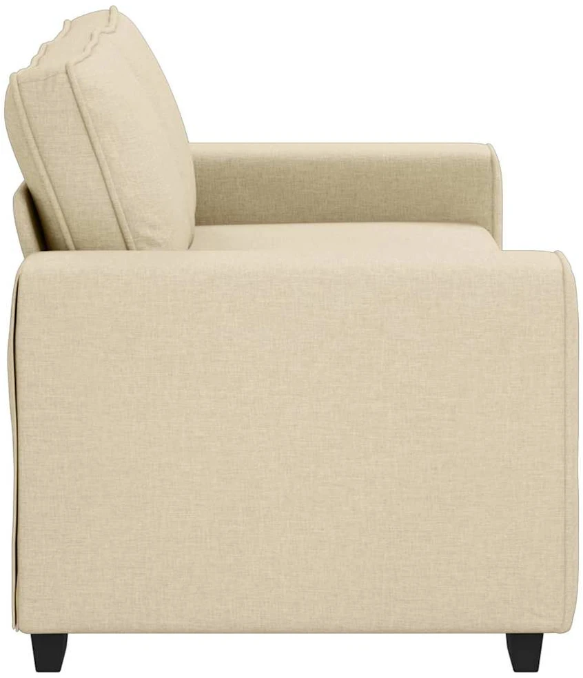 Dvivietė sofa, kreminės spalvos, 180x77x82 cm, audinys