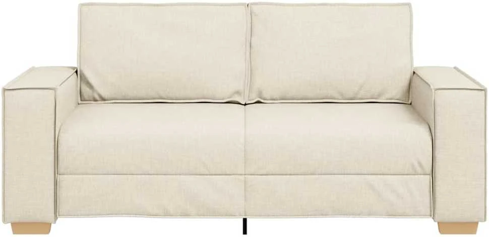 Dvivietė sofa, lininė, 180x78x84 cm