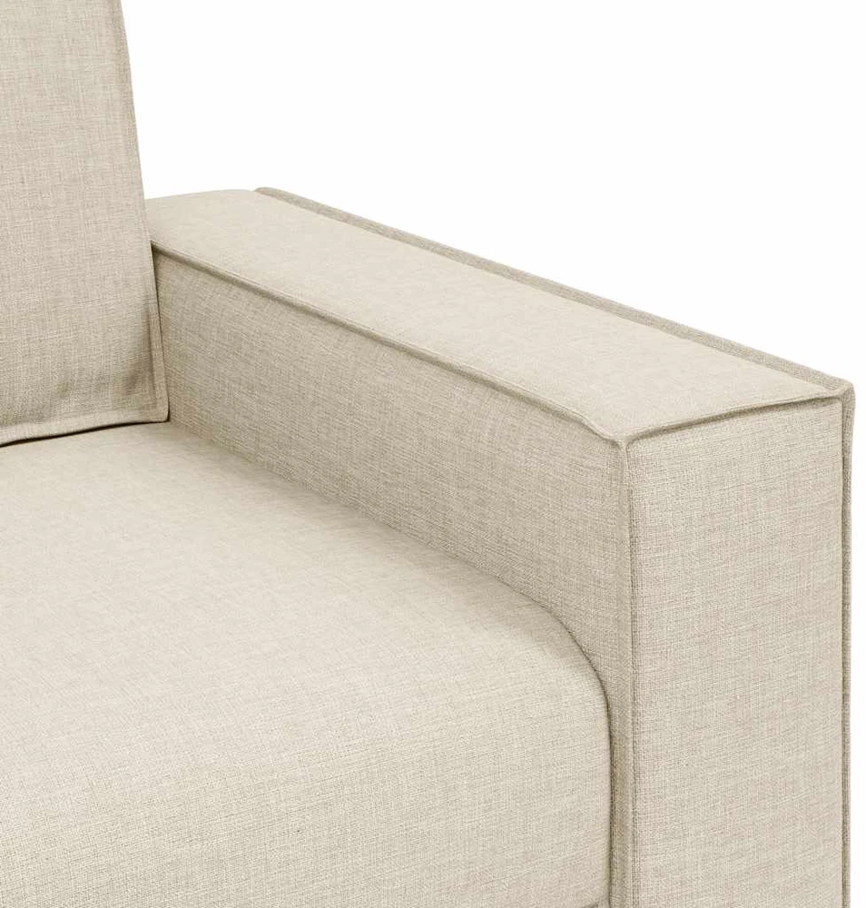 Dvivietė sofa, lininė, 160x78x84 cm