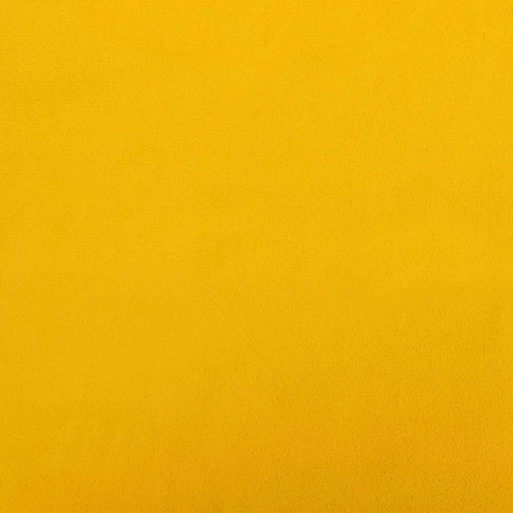 Dvivietė sofa-lova, geltonos spalvos, aksomas