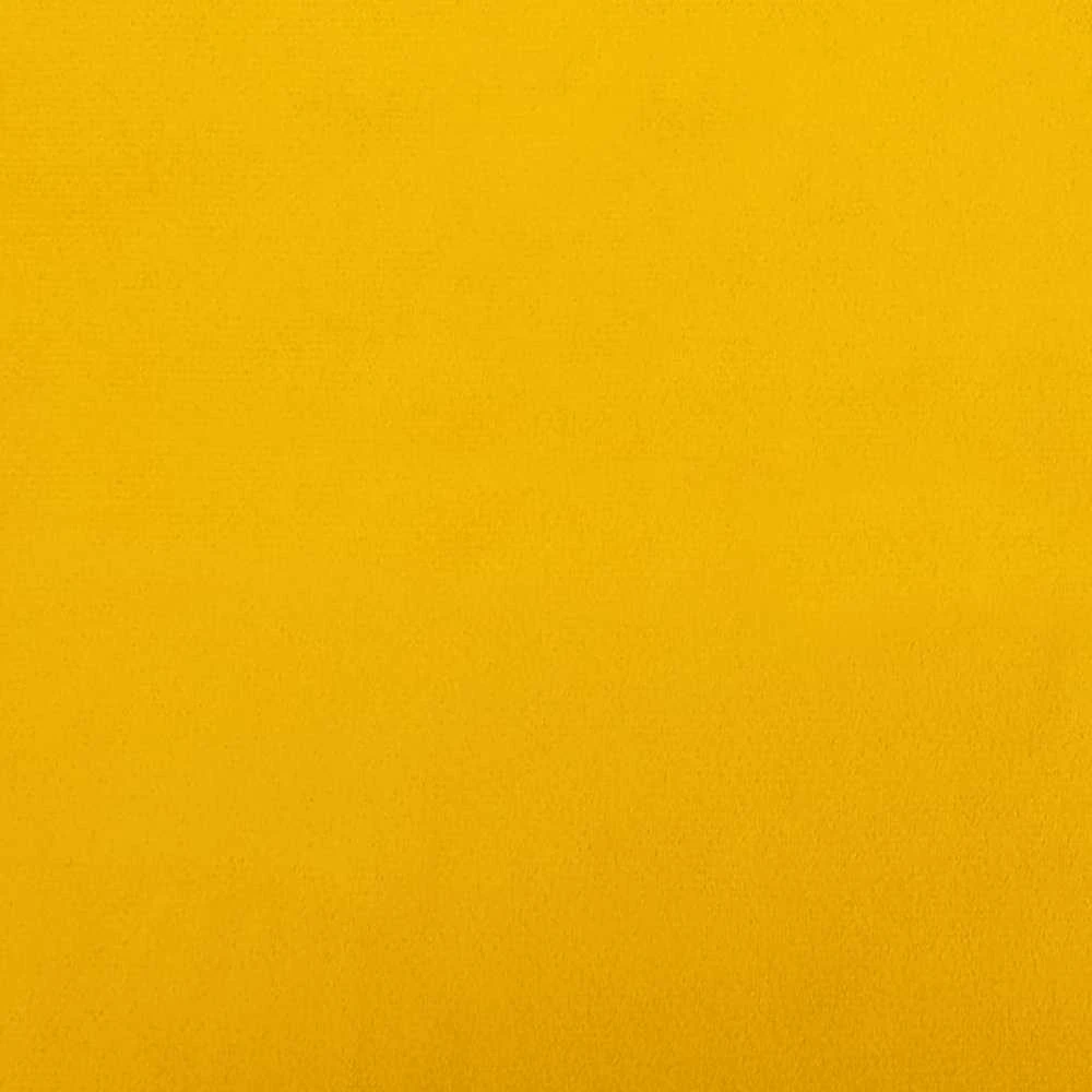 Dvivietė sofa-lova, geltonos spalvos, aksomas