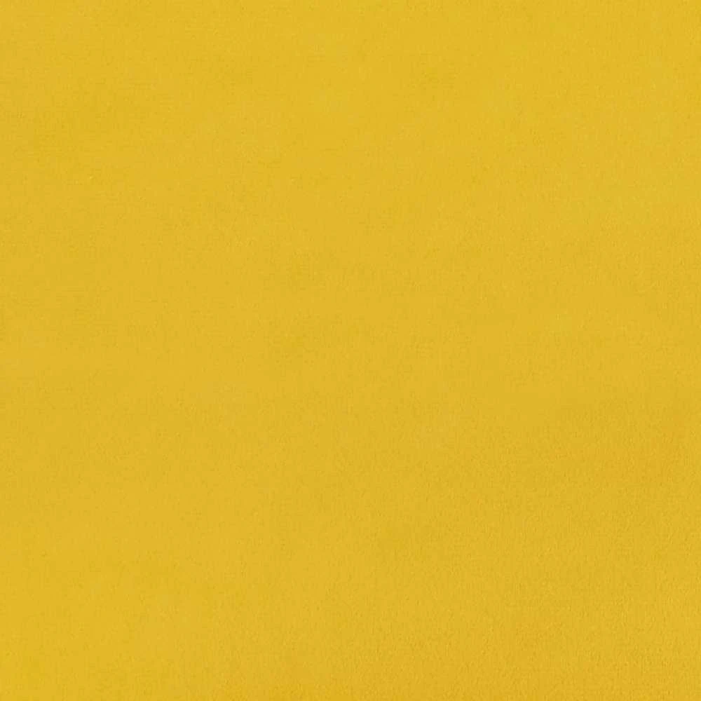 Dvivietė sofa-lova, geltonos spalvos, aksomas