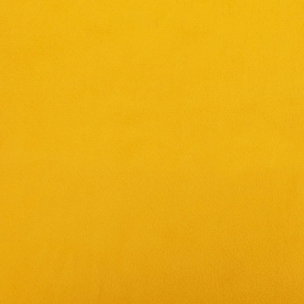 Dvivietė sofa-lova, geltonos spalvos, aksomas