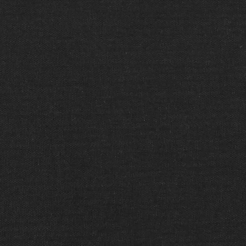 Dvivietė sofa-lova, juodos spalvos, audinys