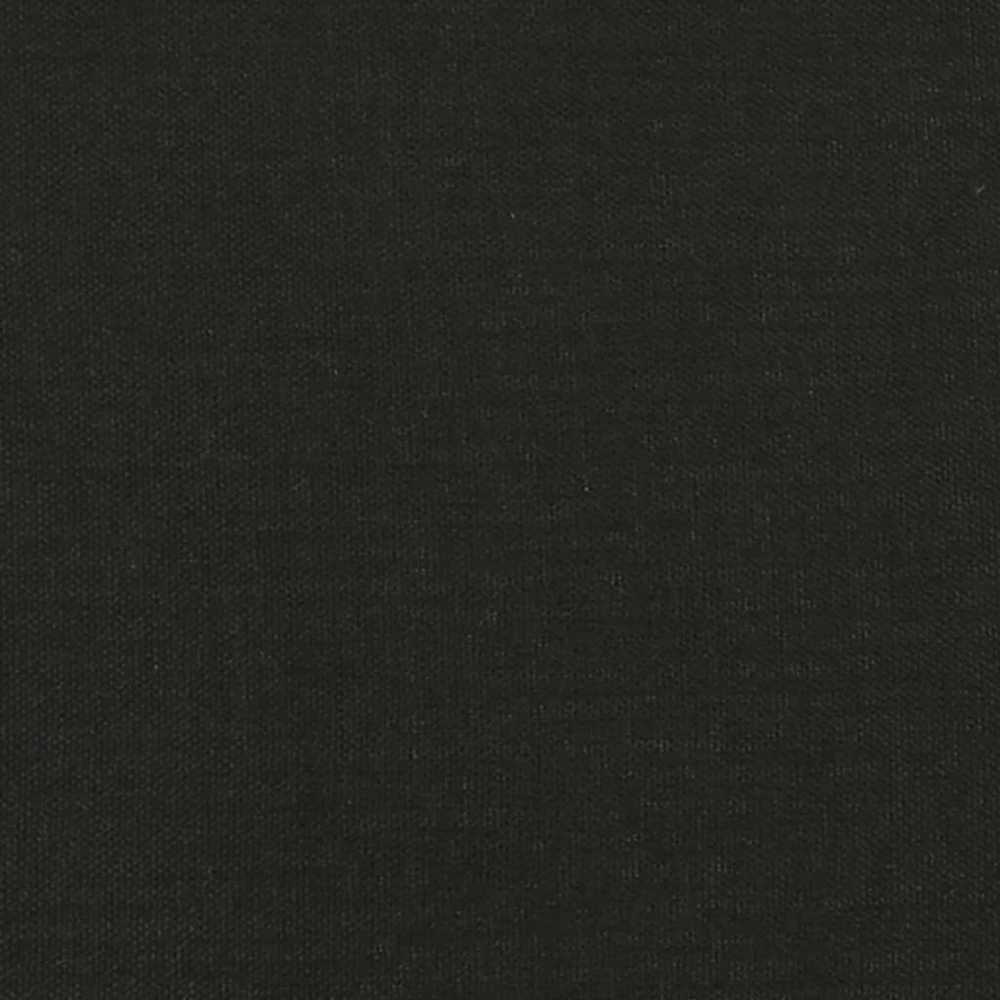 Dvivietė sofa-lova, juodos spalvos, audinys