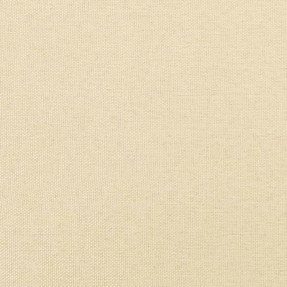 Dvivietė sofa-lova, kreminės spalvos, audinys