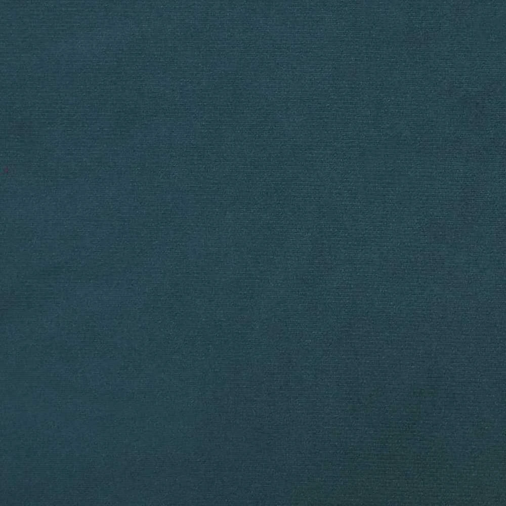 Dvivietė sofa-lova, mėlynos spalvos, aksomas