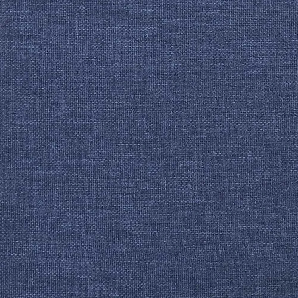 Dvivietė sofa-lova, mėlynos spalvos, audinys