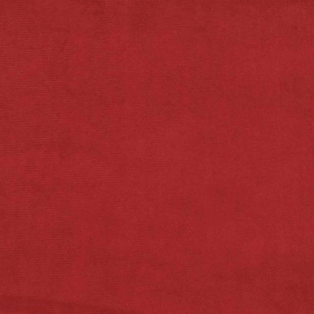 Dvivietė sofa-lova, raudonojo vyno spalvos, aksomas