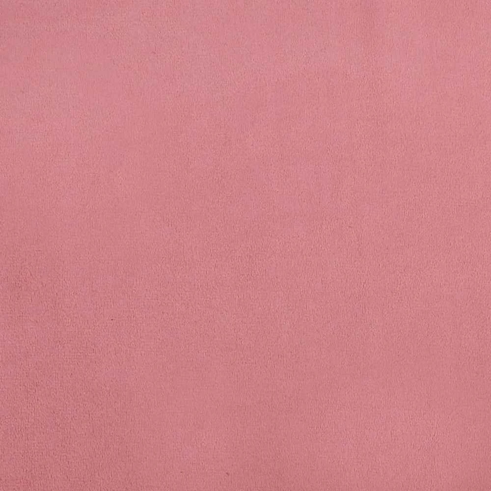 Dvivietė sofa-lova, rožinės spalvos, aksomas