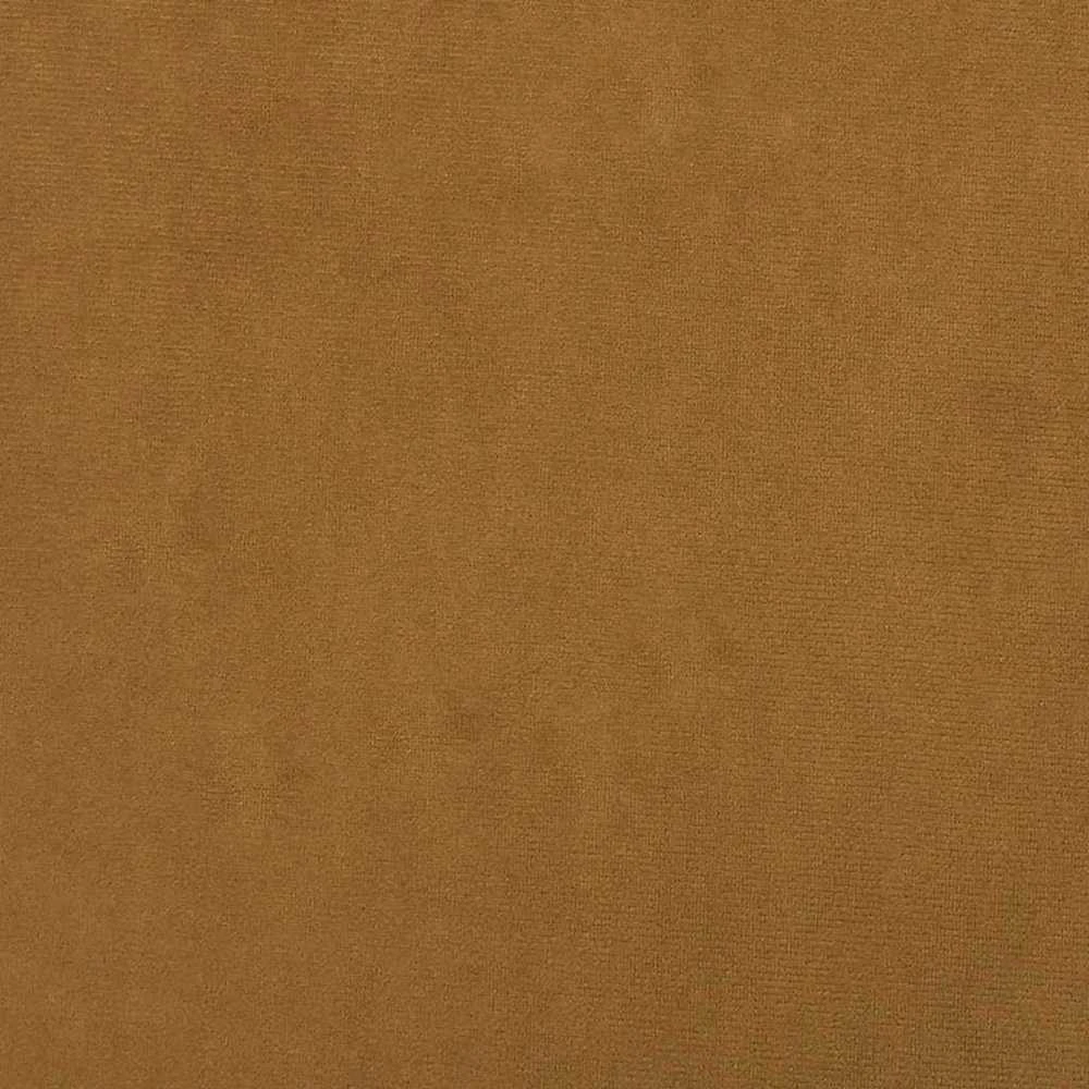 Dvivietė sofa-lova, rudos spalvos, aksomas