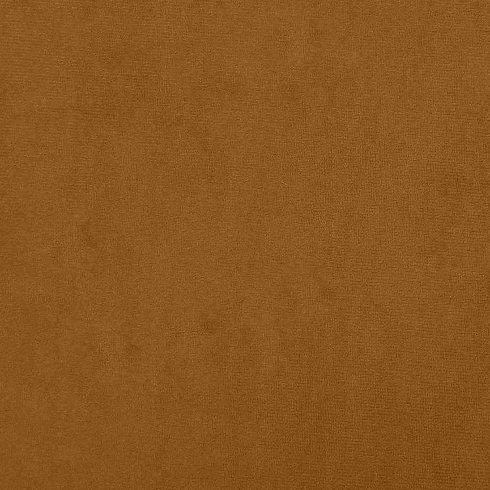 Dvivietė sofa-lova, rudos spalvos, aksomas