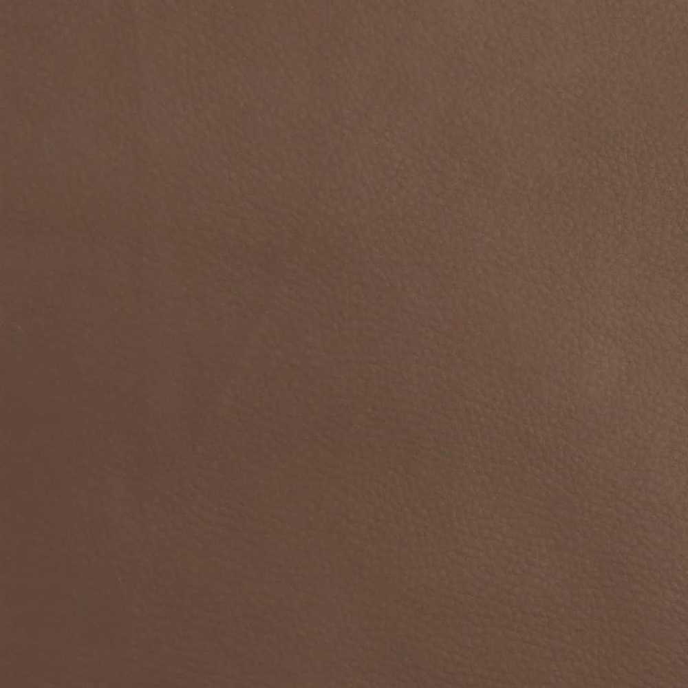 Dvivietė sofa-lova, rudos spalvos, dirbtinė oda
