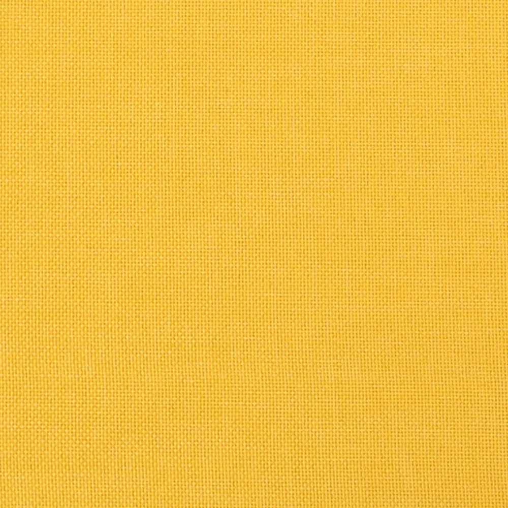 Dvivietė sofa-lova su dvejomis pagalvėmis, geltona, audinys