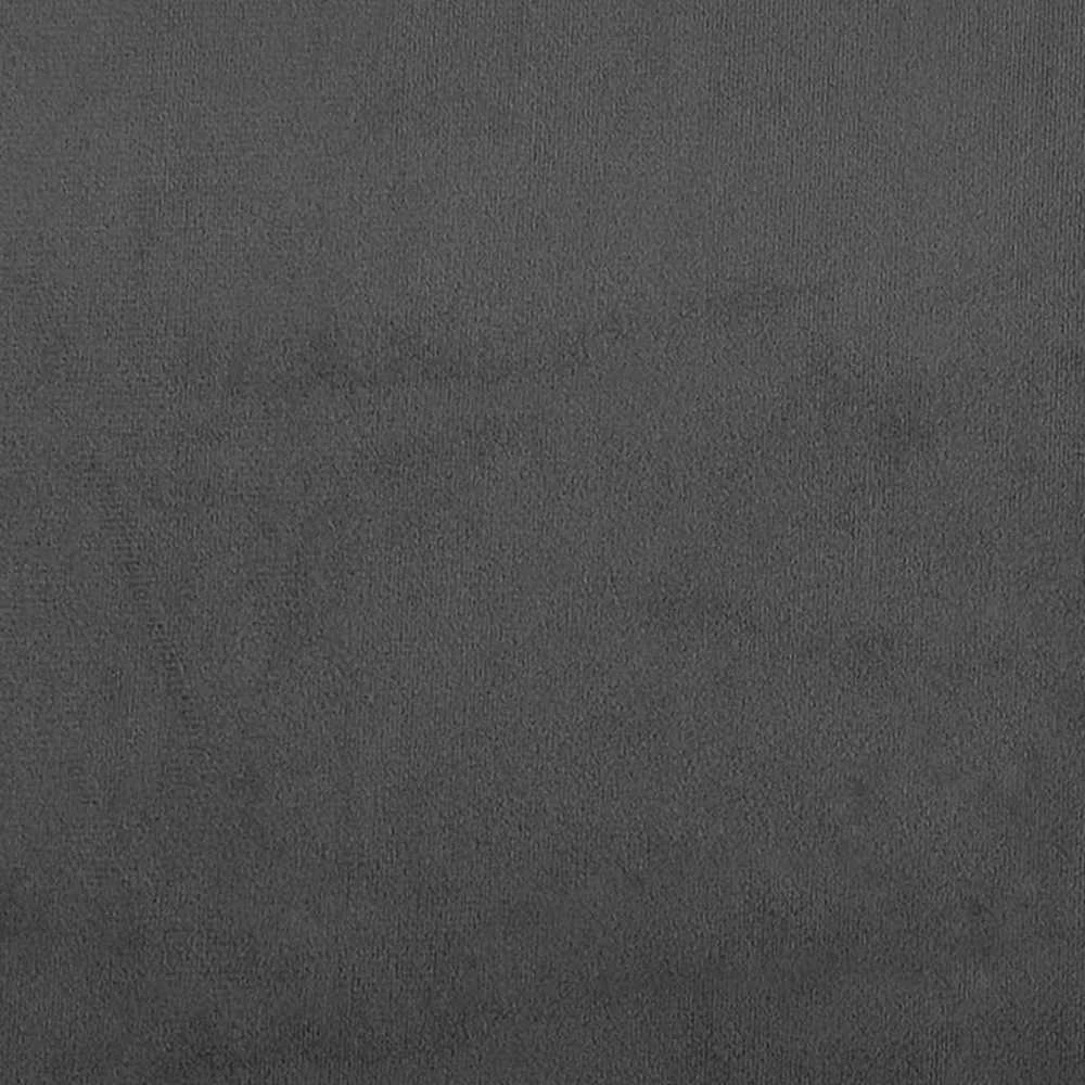 Dvivietė sofa-lova su dvejomis pagalvėmis, pilka, aksomas