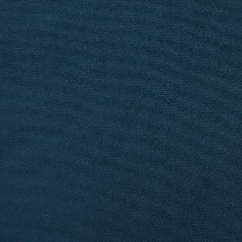 Dvivietė sofa-lova su dvejomis pagalvėmis, mėlyna, aksomas