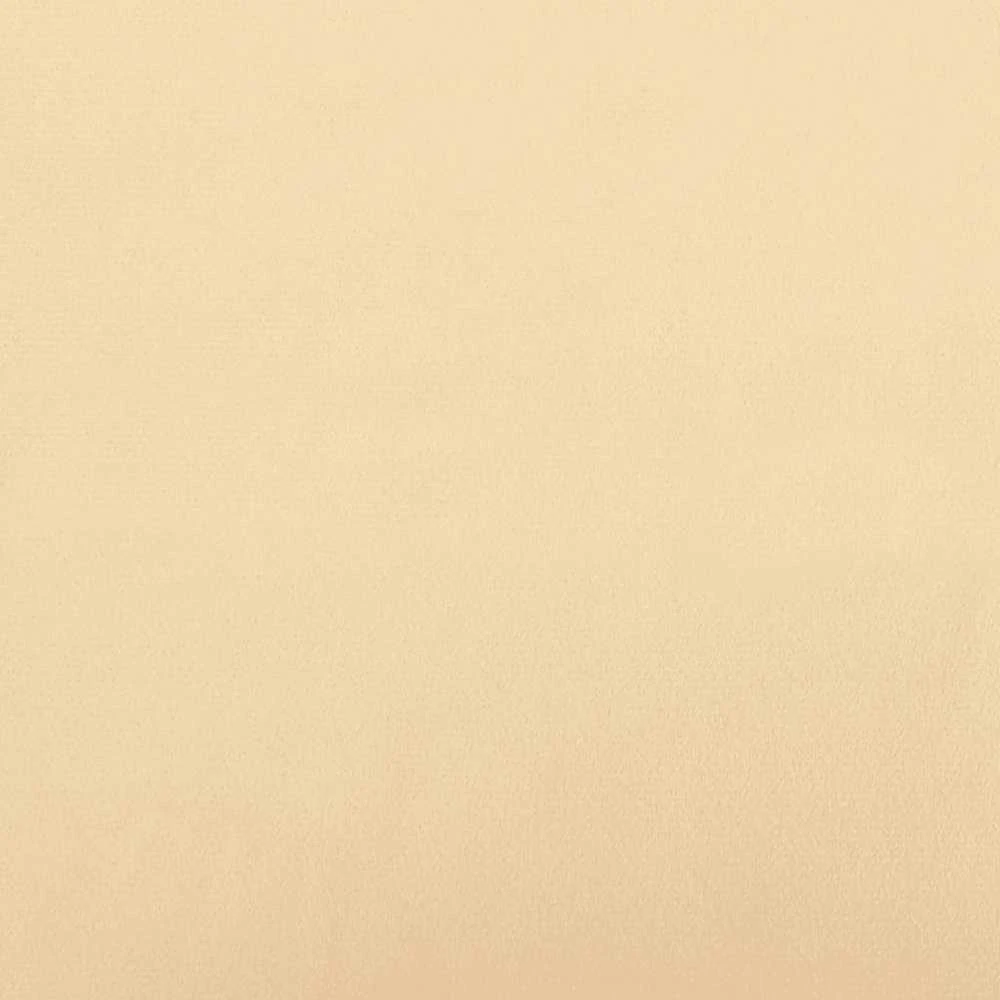 Dvivietė sofa-lova su dvejomis pagalvėmis, kreminė, aksomas