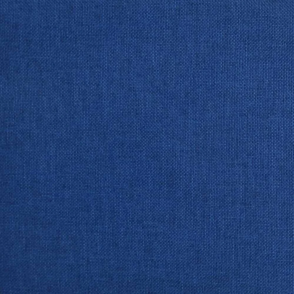 Dvivietė sofa-lova su dvejomis pagalvėmis, mėlyna, audinys