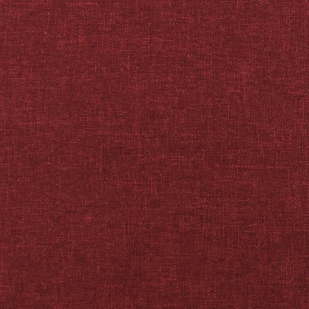 Dvivietė sofa-lova su dvejomis pagalvėmis, vyno, audinys
