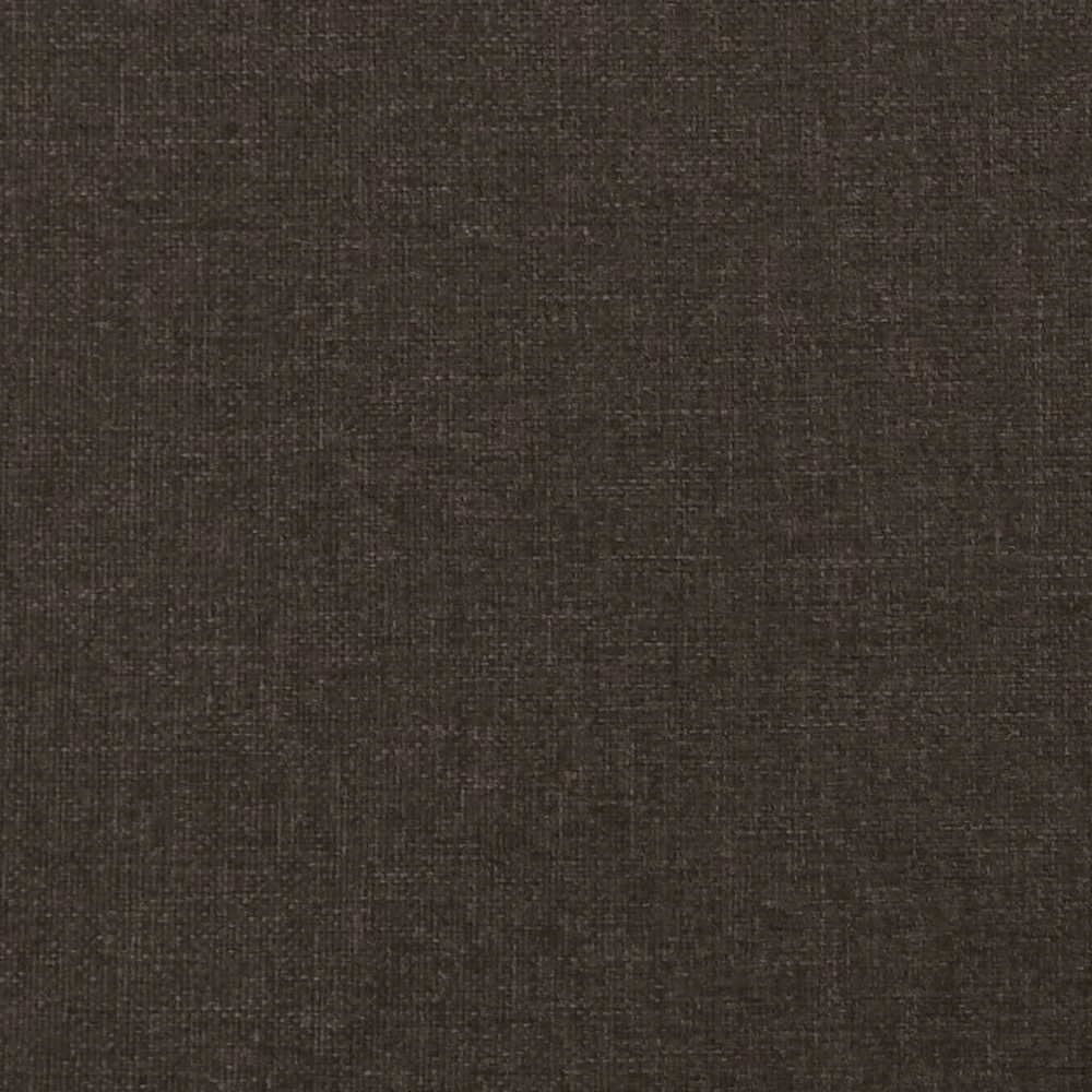 Dvivietė sofa-lova su dvejomis pagalvėmis, ruda, audinys