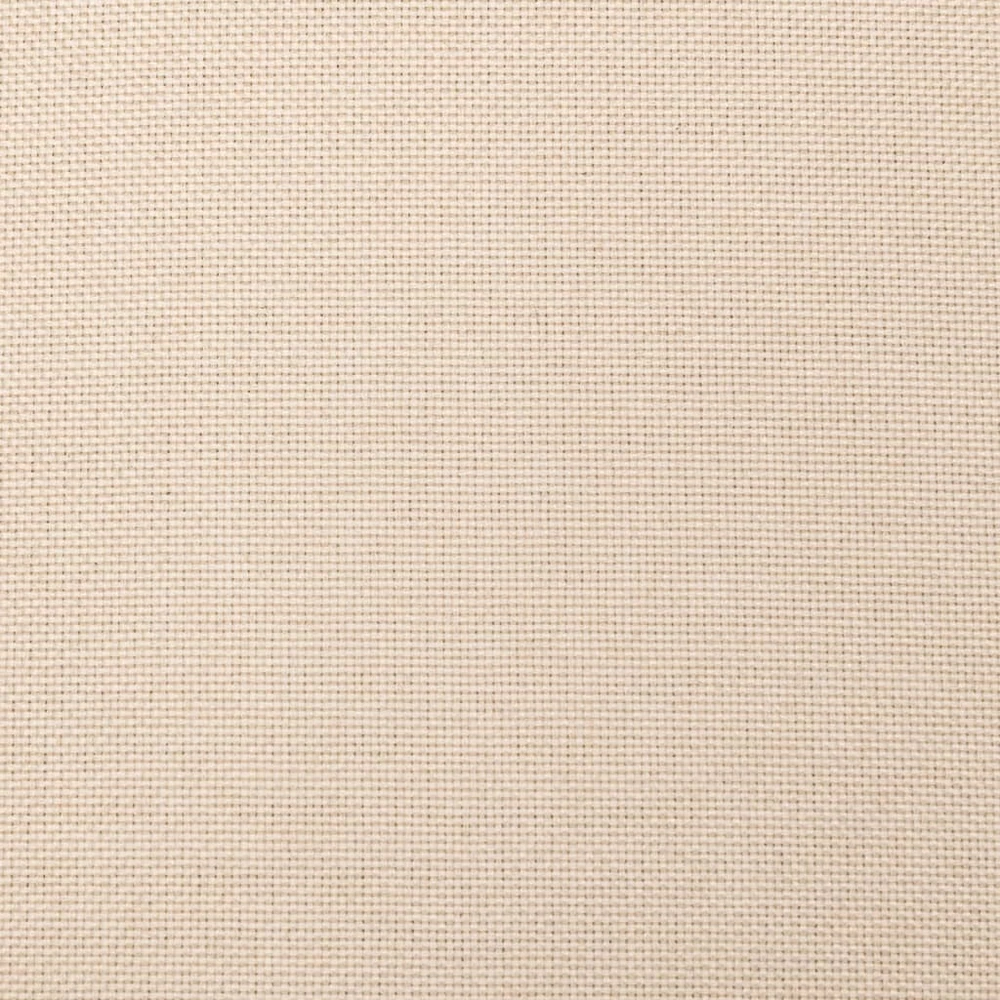 Dvivietė sofa-lova su dvejomis pagalvėmis, kreminė, audinys