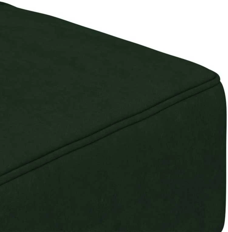 Dvivietė sofa-lova su dvejomis pagalvėmis, žalia, aksomas