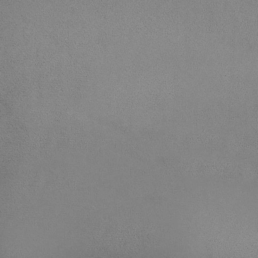 Dvivietė sofa-lova su dvejomis pagalvėmis, pilka, aksomas