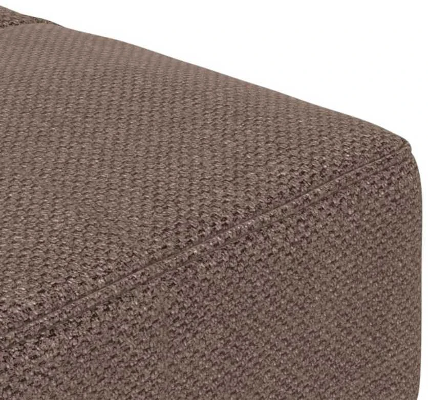 Dvivietė sofa-lova su dvejomis pagalvėmis, taupe, audinys