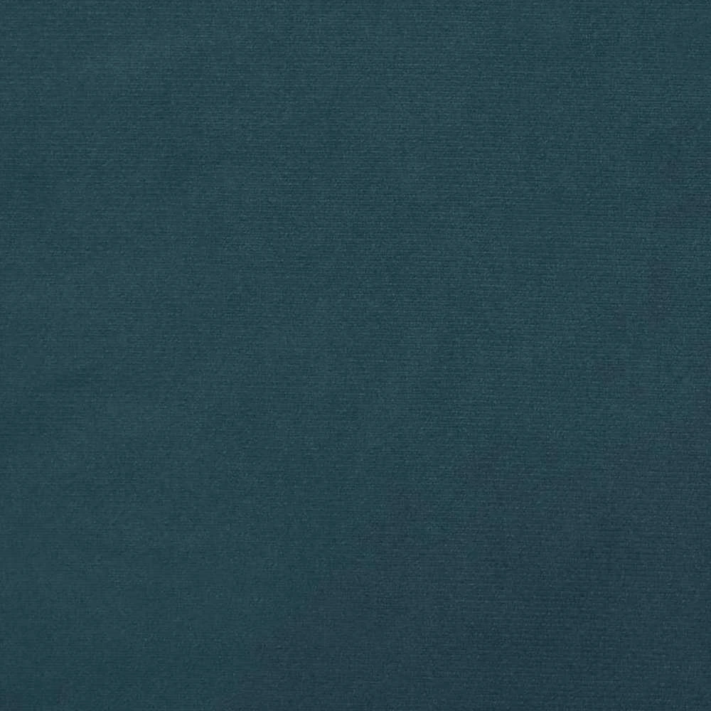 Dvivietė sofa-lova su dvejomis pagalvėmis, mėlyna, aksomas