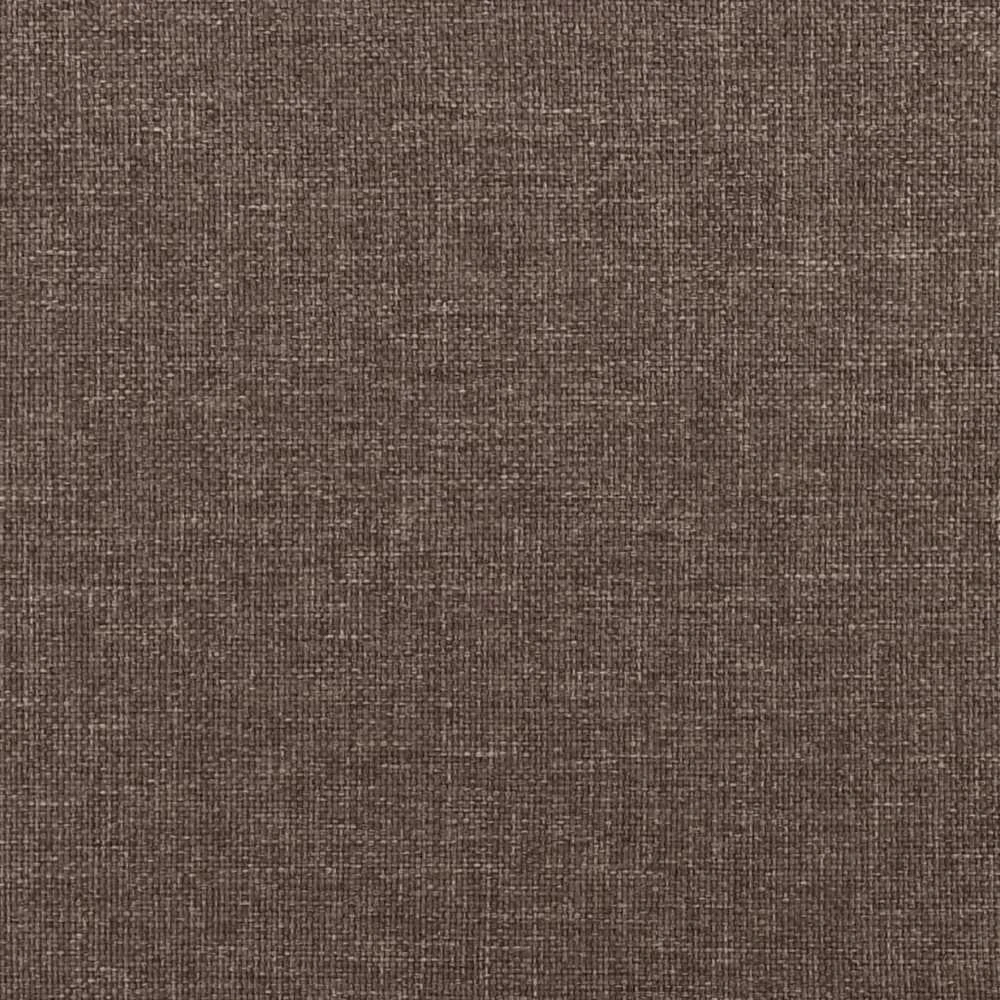 Dvivietė sofa-lova su dvejomis pagalvėmis, taupe, audinys