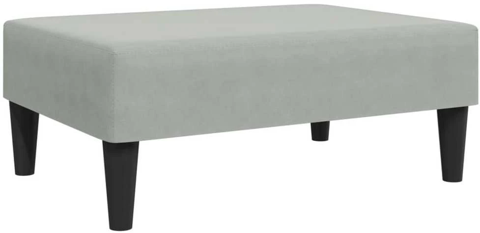 Dvivietė sofa-lova su pagalvėmis ir pakoja, pilka, aksomas