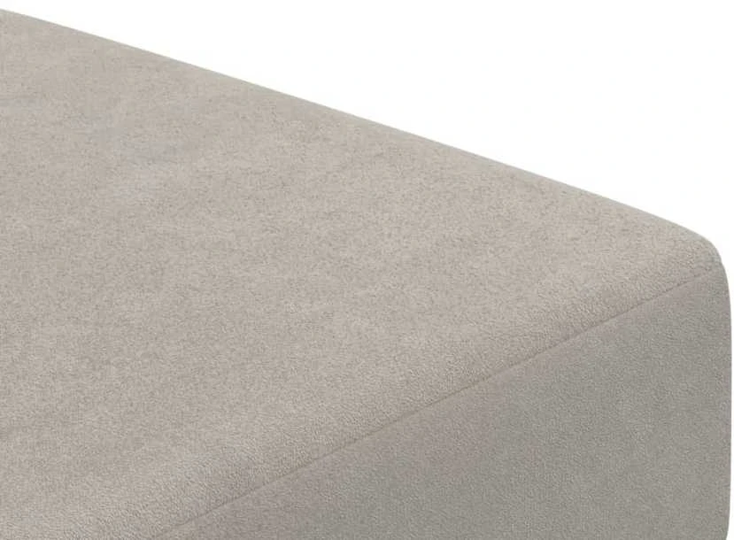 Dvivietė sofa-lova, šviesiai pilkos spalvos, aksomas