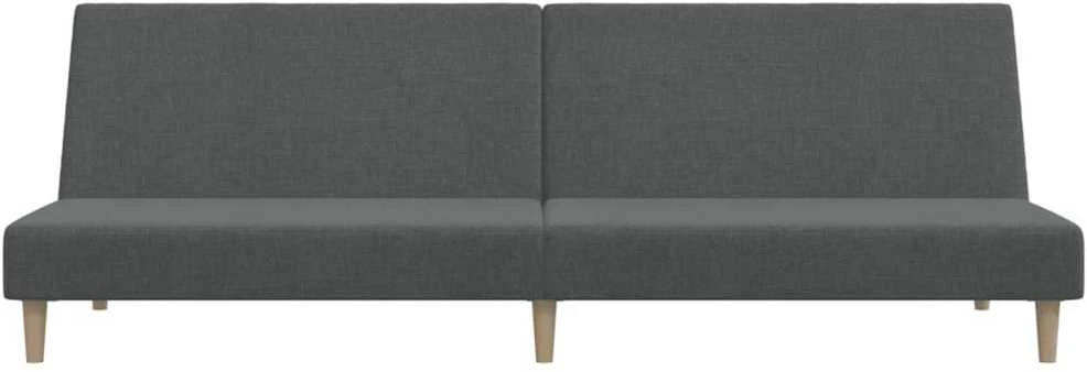 Dvivietė sofa-lova, šviesiai pilkos spalvos, audinys
