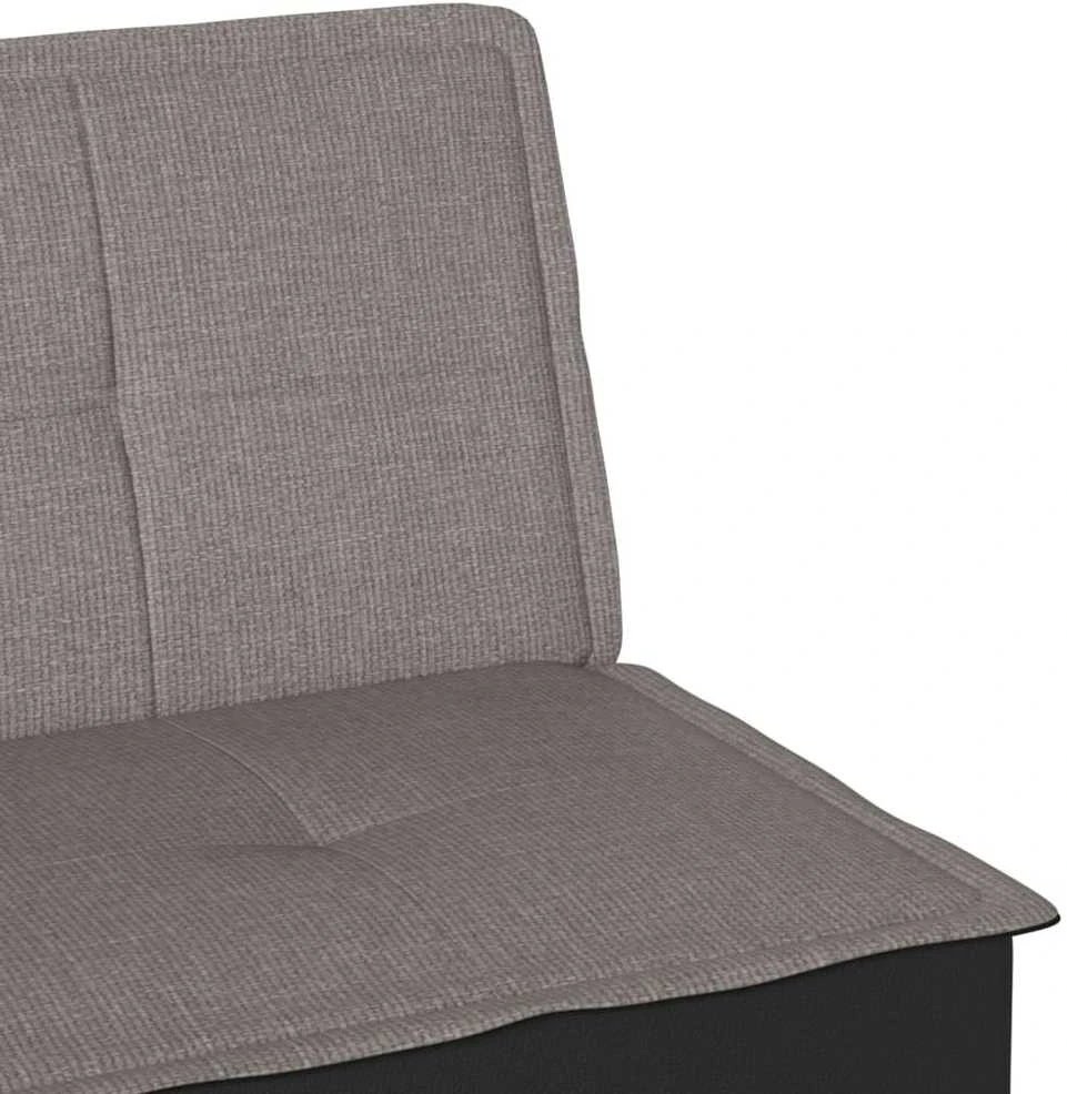 Dvivietė sofa-lova, taupe spalvos, audinys