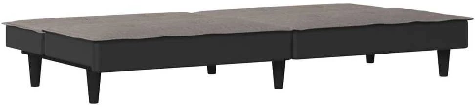Dvivietė sofa-lova, taupe spalvos, audinys