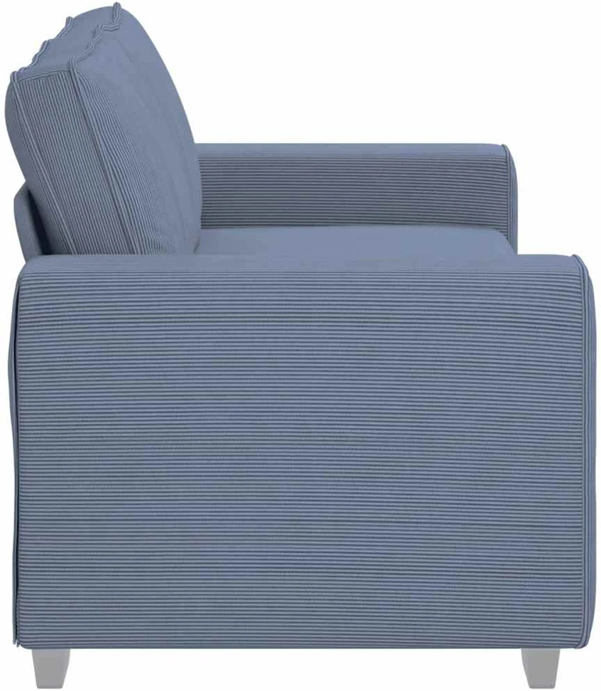 Dvivietė sofa, mėlyna, 180x77x82 cm, velvetas, audinys