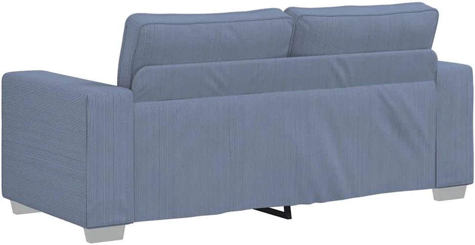 Dvivietė sofa, mėlyna, 180x77x82 cm, velvetas, audinys